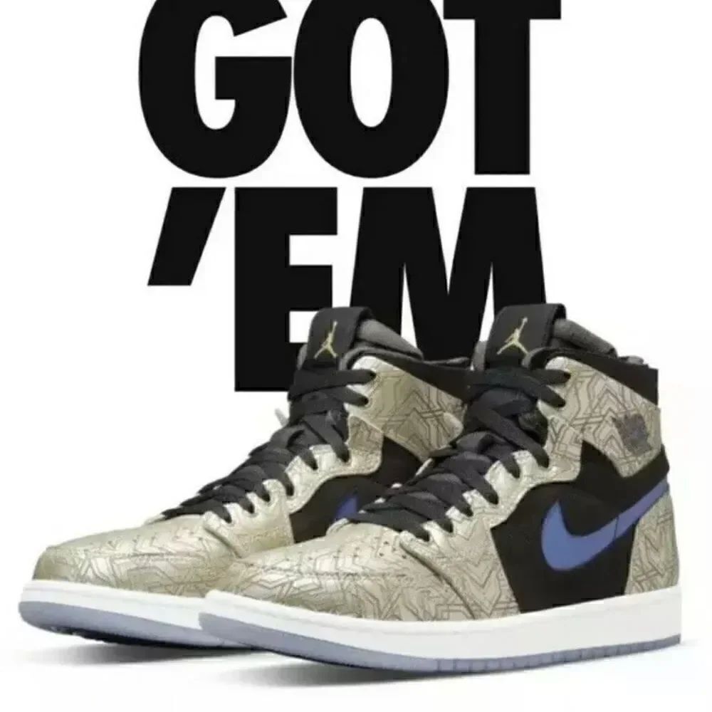 jordan 1 high zoom air cmft Gold Lazer 10.5